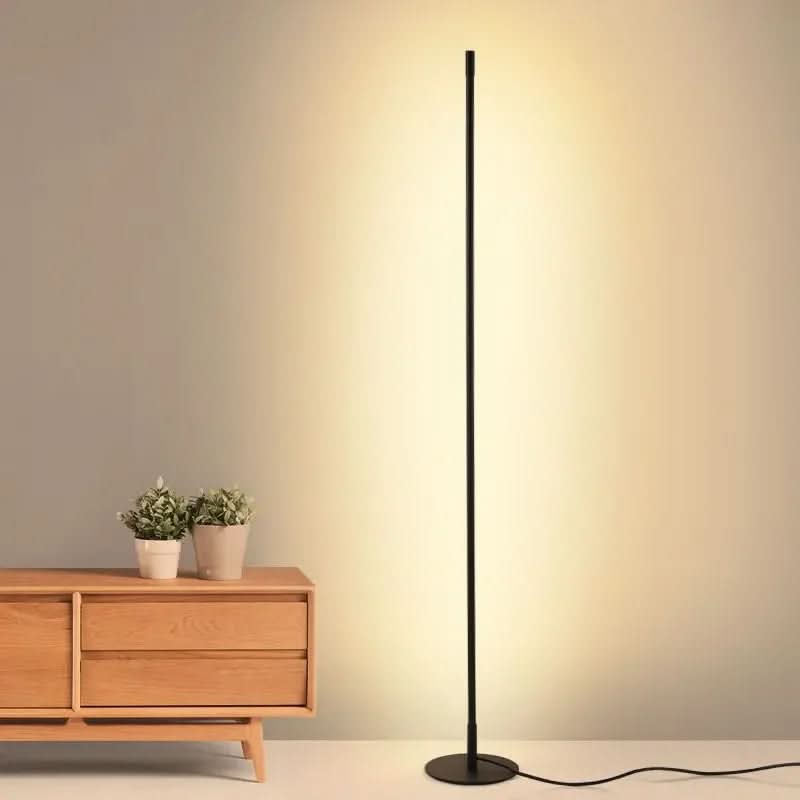 Dimmable Metal Floor Lamp — Warm Living Room Light