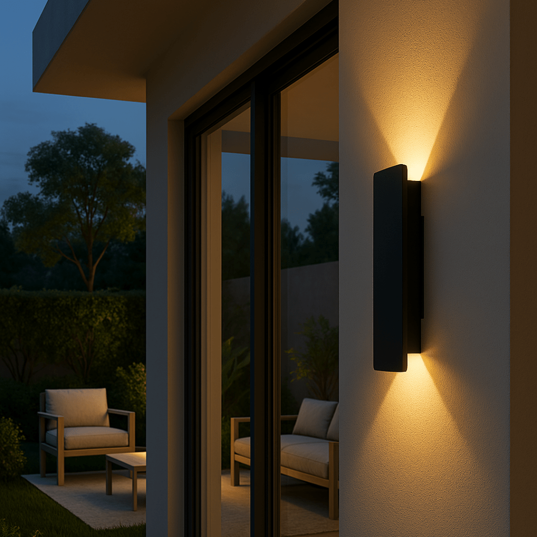 Minimalist LED Wall Light — Waterproof Outdoor Sconce