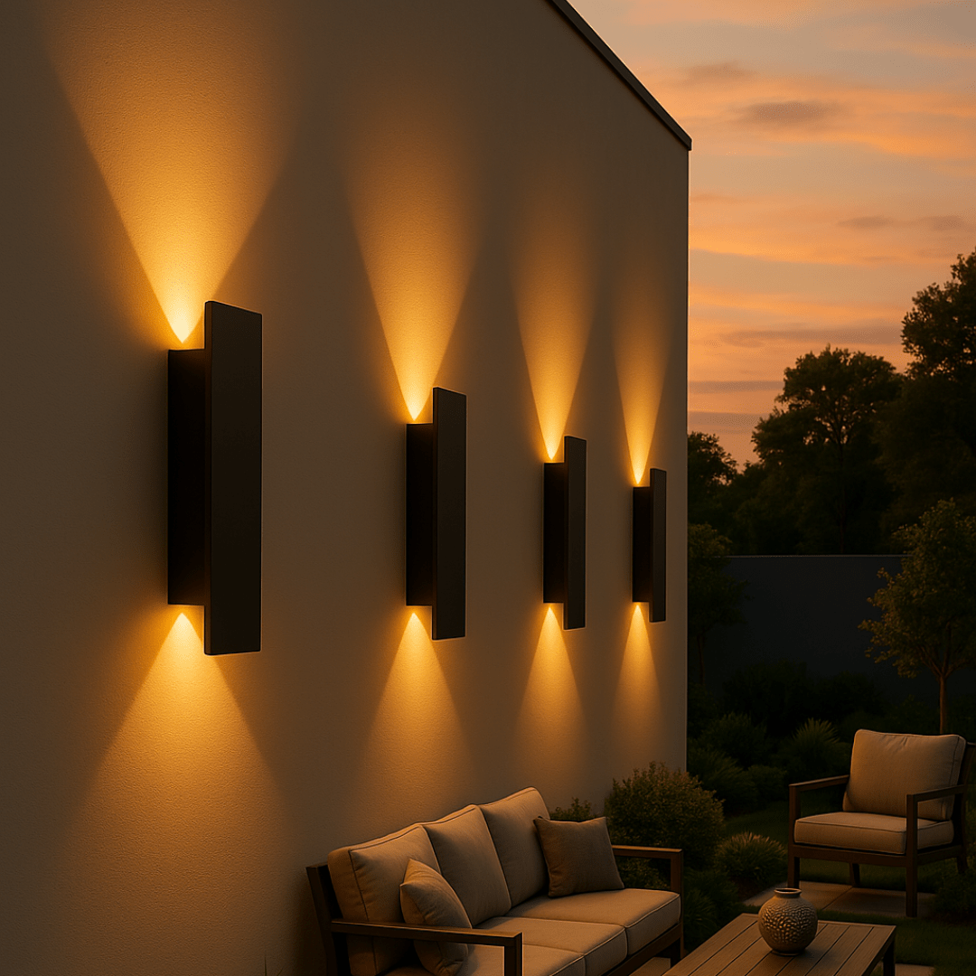 Minimalist LED Wall Light — Waterproof Outdoor Sconce