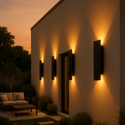 Minimalist LED Wall Light — Waterproof Outdoor Sconce