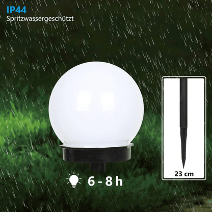 Solar Garden Lights — Waterproof Set of 3