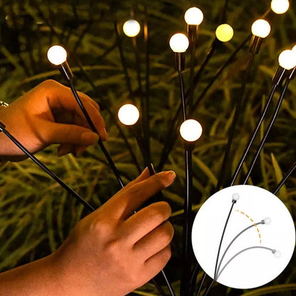 Solar Garden LED Lamp — Warm Eco Firefly Lighting