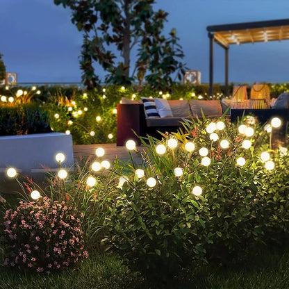Solar Garden LED Lamp — Warm Eco Firefly Lighting