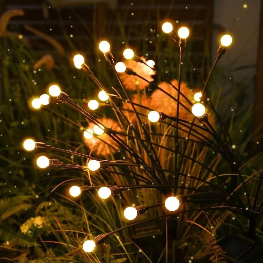 Solar Garden LED Lamp — Warm Eco Firefly Lighting