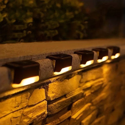Solar LED Outdoor Wall Lights — Automatic Glow