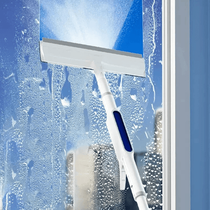3-in-1 Window Cleaner — Telescopic Spray Squeegee