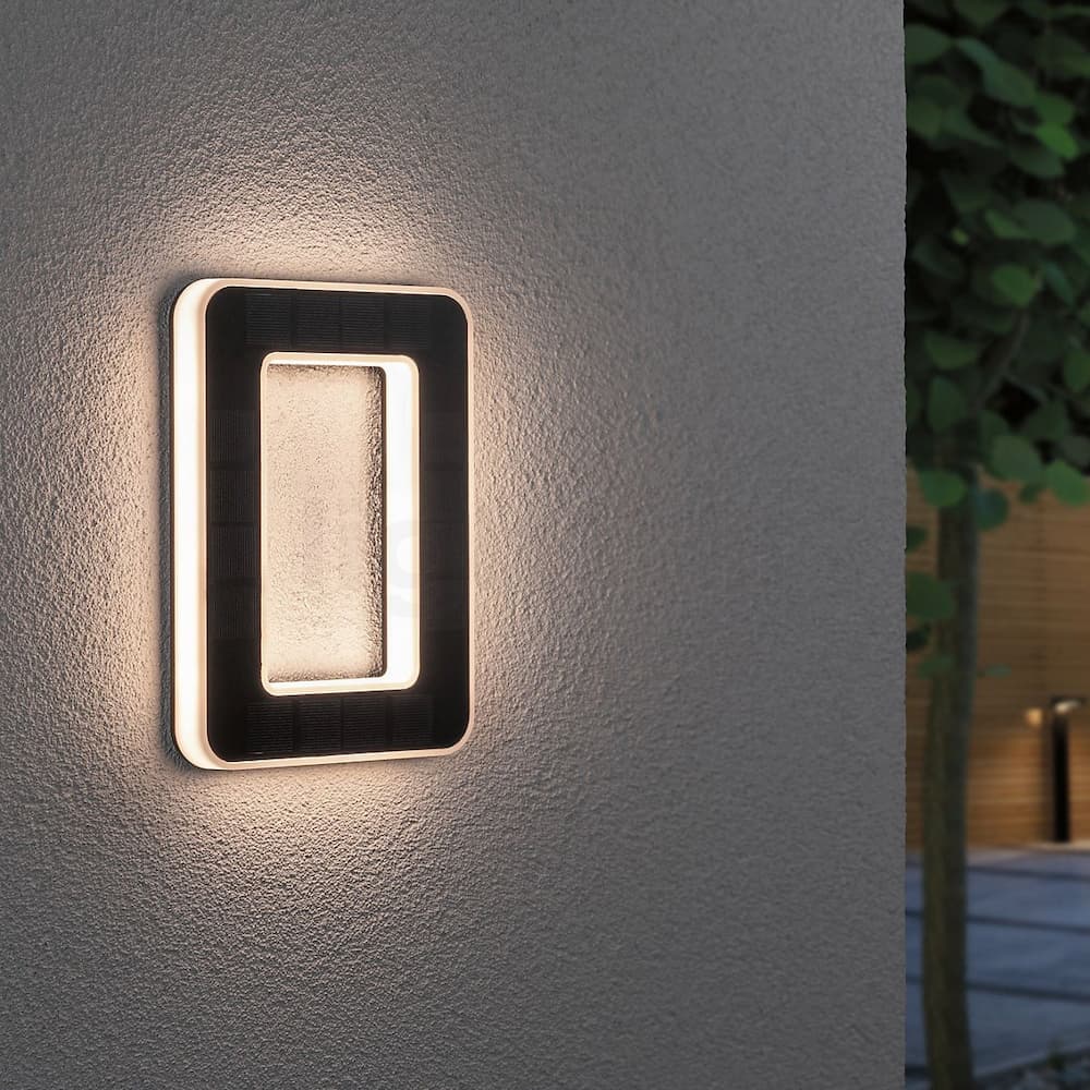 Solar Illuminated House Number With Dusk Sensor