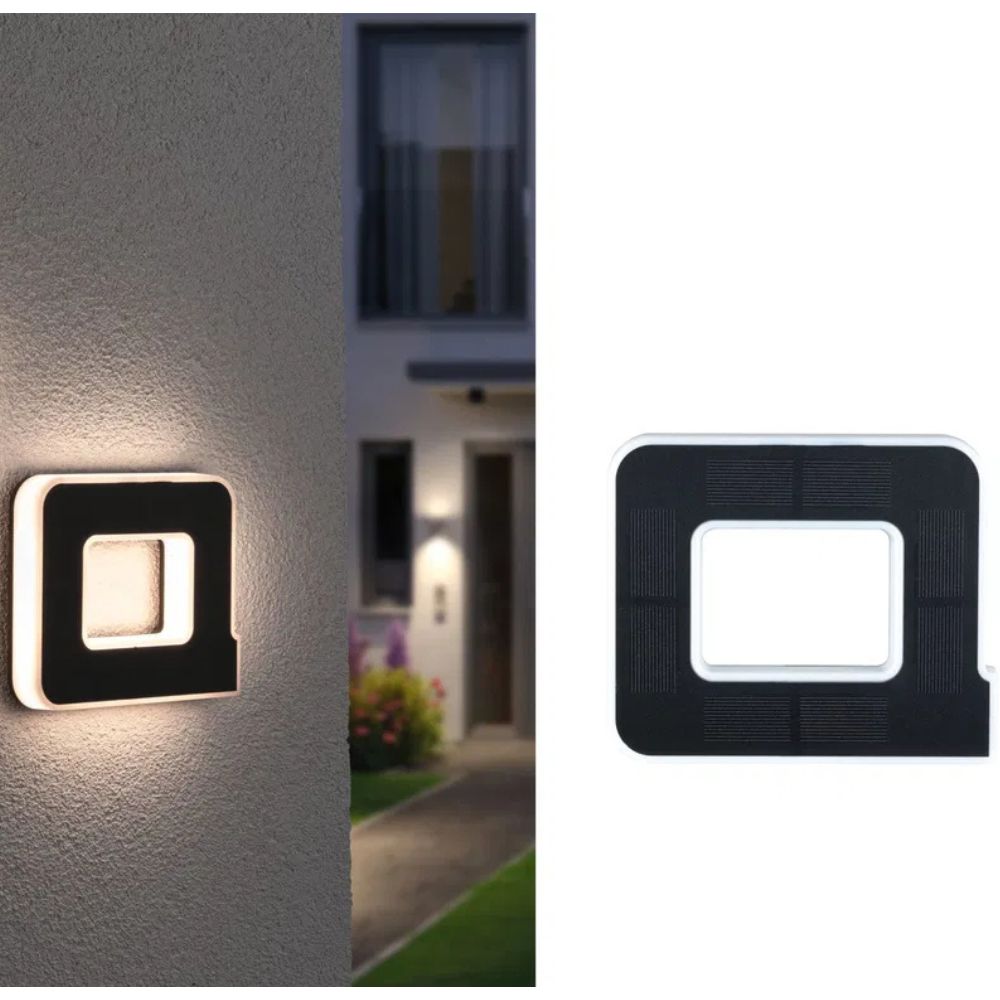 Solar Illuminated House Number With Dusk Sensor