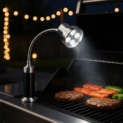Magnetic BBQ Grill Light — Flexible LED Gooseneck
