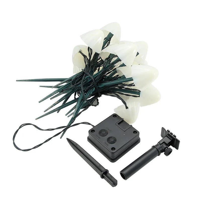 Solar LED Garden String Lights — Waterproof Decor