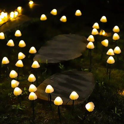 Solar LED Garden String Lights — Waterproof Decor