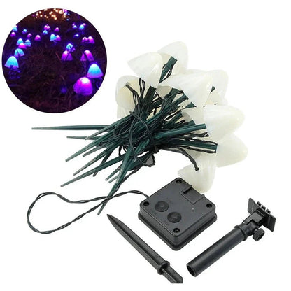 Solar LED Garden String Lights — Waterproof Decor