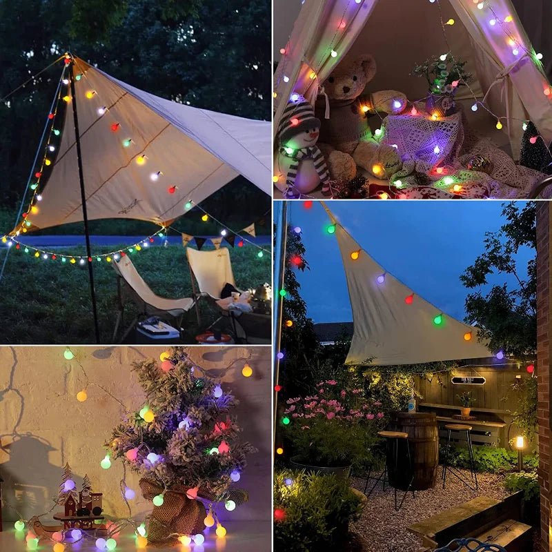 Solar Garden String Lights — Weatherproof LED Chain
