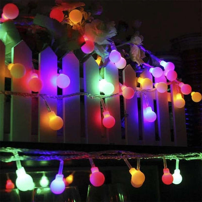 Solar Garden String Lights — Weatherproof LED Chain