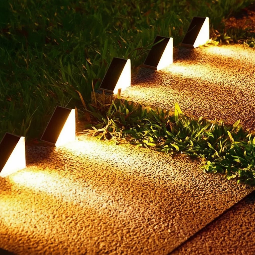 Waterproof Solar Garden Step Lights, IP67