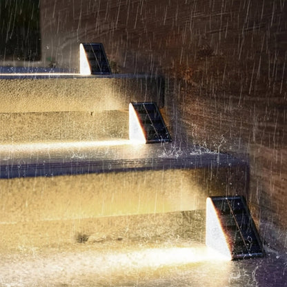 Waterproof Solar Garden Step Lights, IP67