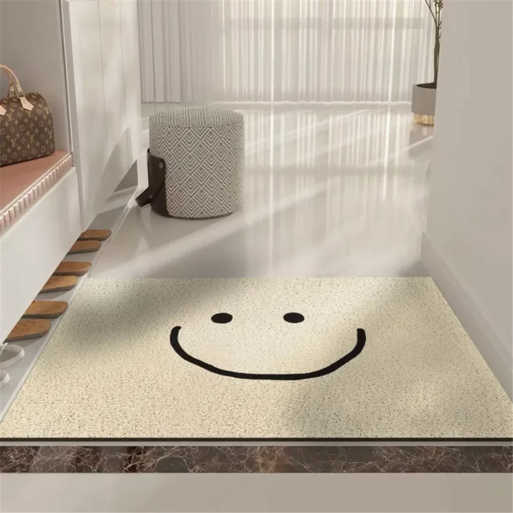 Emoji Indoor Doormat — Washable Non-Slip Entry Mat