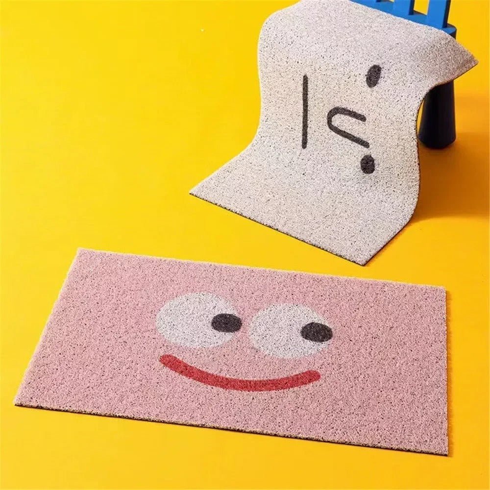 Emoji Indoor Doormat — Washable Non-Slip Entry Mat
