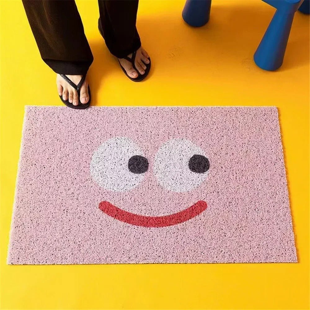Emoji Indoor Doormat — Washable Non-Slip Entry Mat
