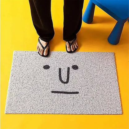 Emoji Indoor Doormat — Washable Non-Slip Entry Mat