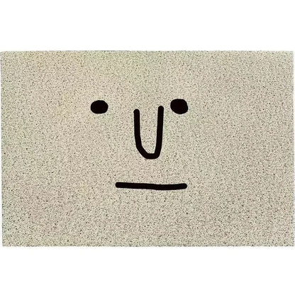 Emoji Indoor Doormat — Washable Non-Slip Entry Mat