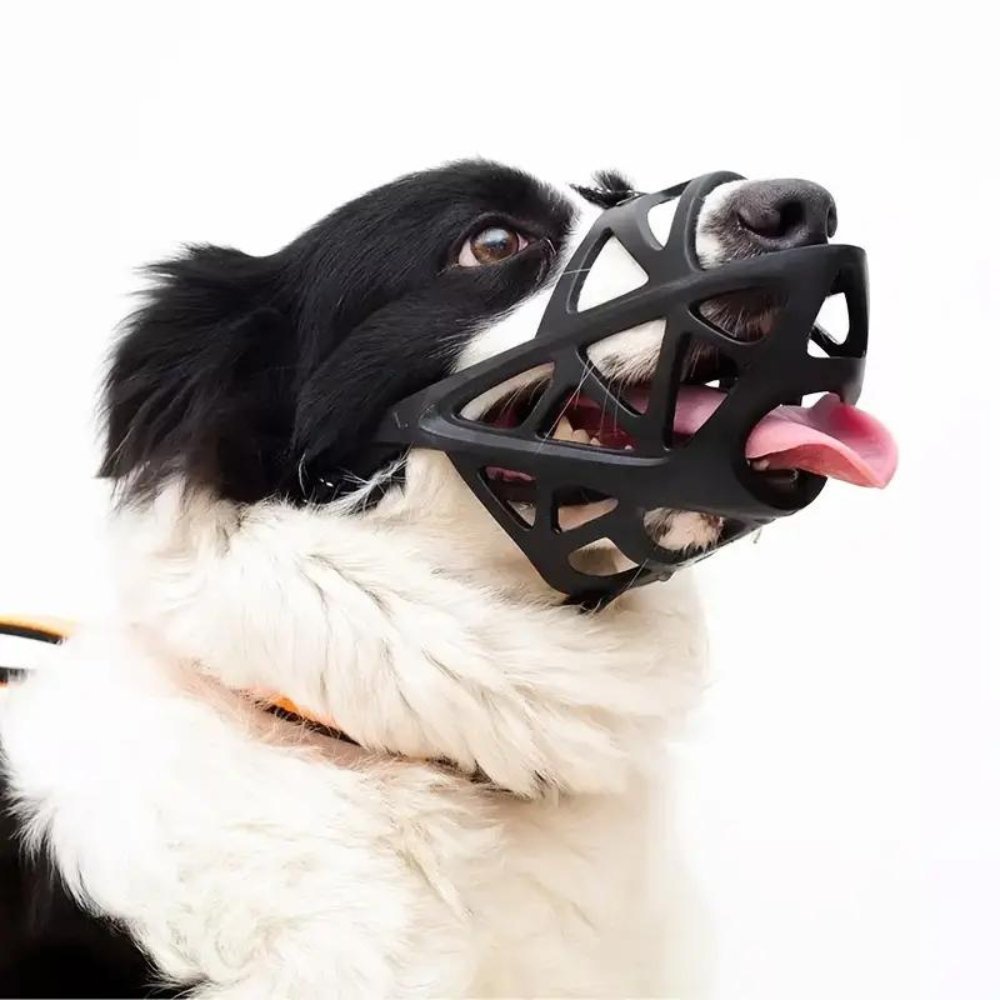 Breathable Dog Muzzle — Bite & Bark Control