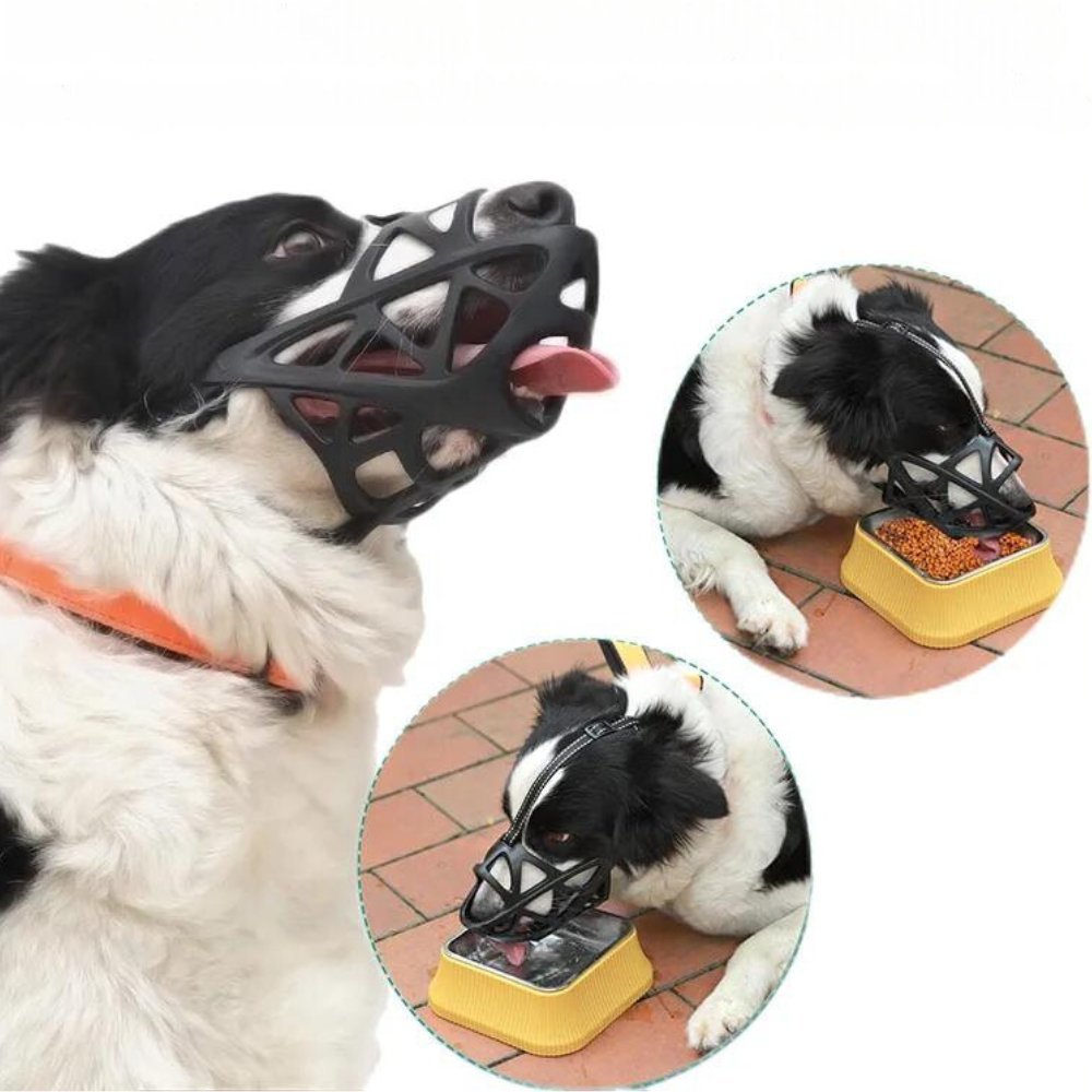 Breathable Dog Muzzle — Bite & Bark Control