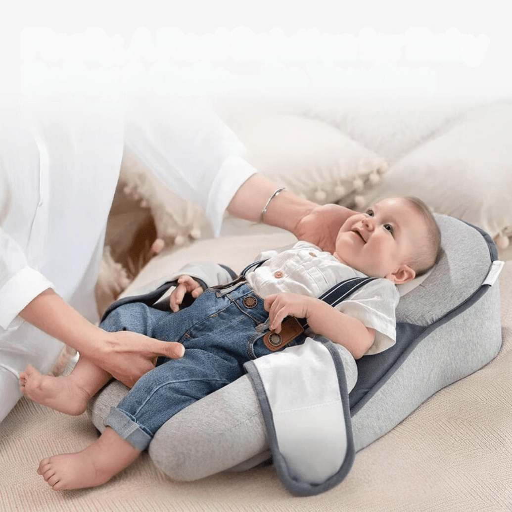 Newborn Anti-Reflux Sleep Nest — 15° Incline Wedge