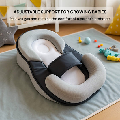 Newborn Anti-Reflux Sleep Nest — 15° Incline Wedge