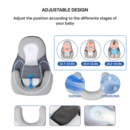 Newborn Anti-Reflux Sleep Nest — 15° Incline Wedge