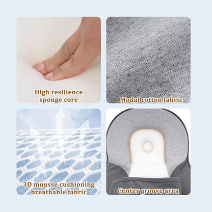 Newborn Anti-Reflux Sleep Nest — 15° Incline Wedge