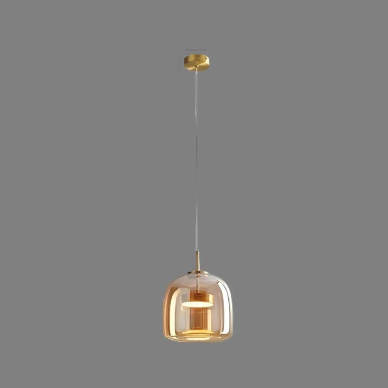 Glass Pendant Lamp — Modern Minimalist Design