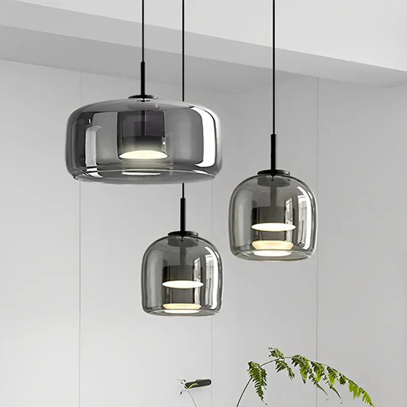Glass Pendant Lamp — Modern Minimalist Design