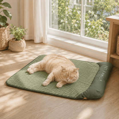 Breathable Pet Cooling Mat with Bolster — Dogs & Cats
