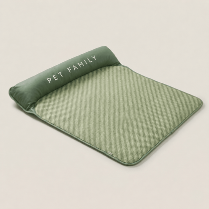 Breathable Pet Cooling Mat with Bolster — Dogs & Cats