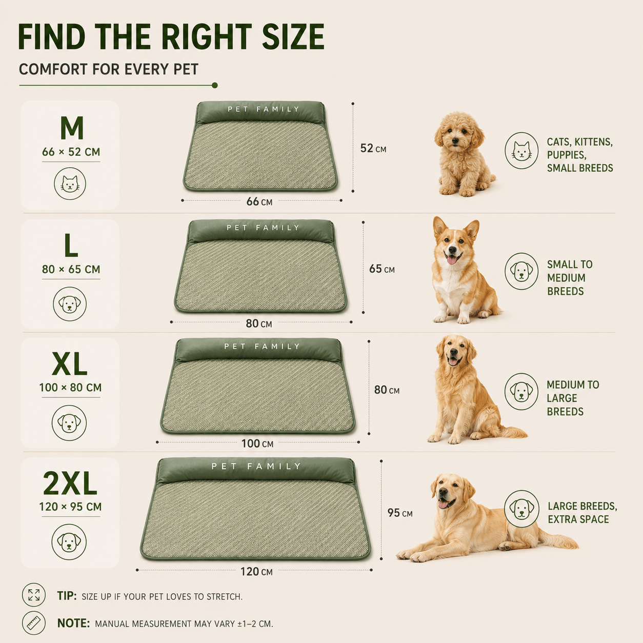 Breathable Pet Cooling Mat with Bolster — Dogs & Cats