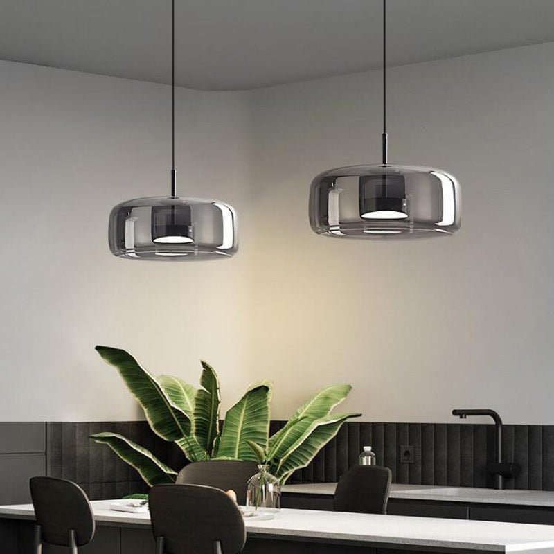 Glass Pendant Lamp — Modern Minimalist Design