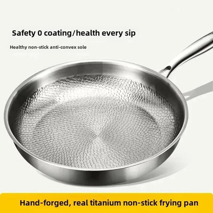 Hammered Titanium Nonstick Pan — Even Heat Cooking