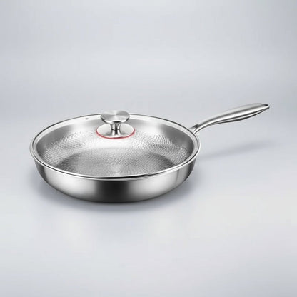 Hammered Titanium Nonstick Pan — Even Heat Cooking