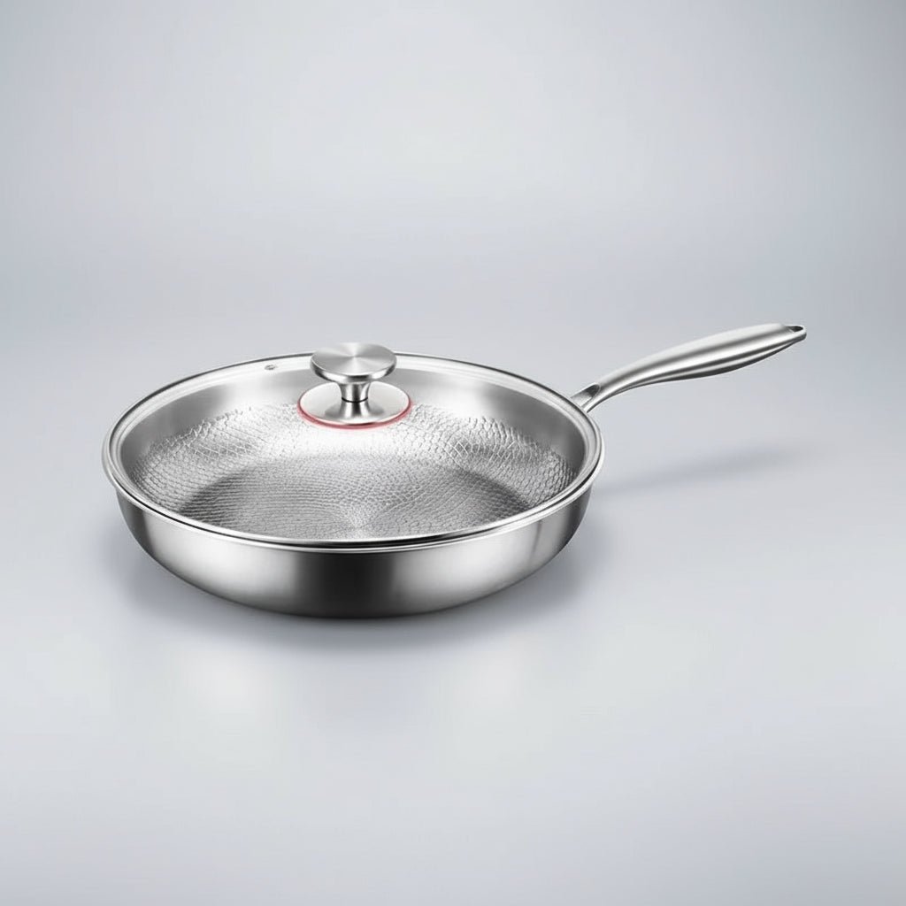 Hammered Titanium Nonstick Pan — Even Heat Cooking