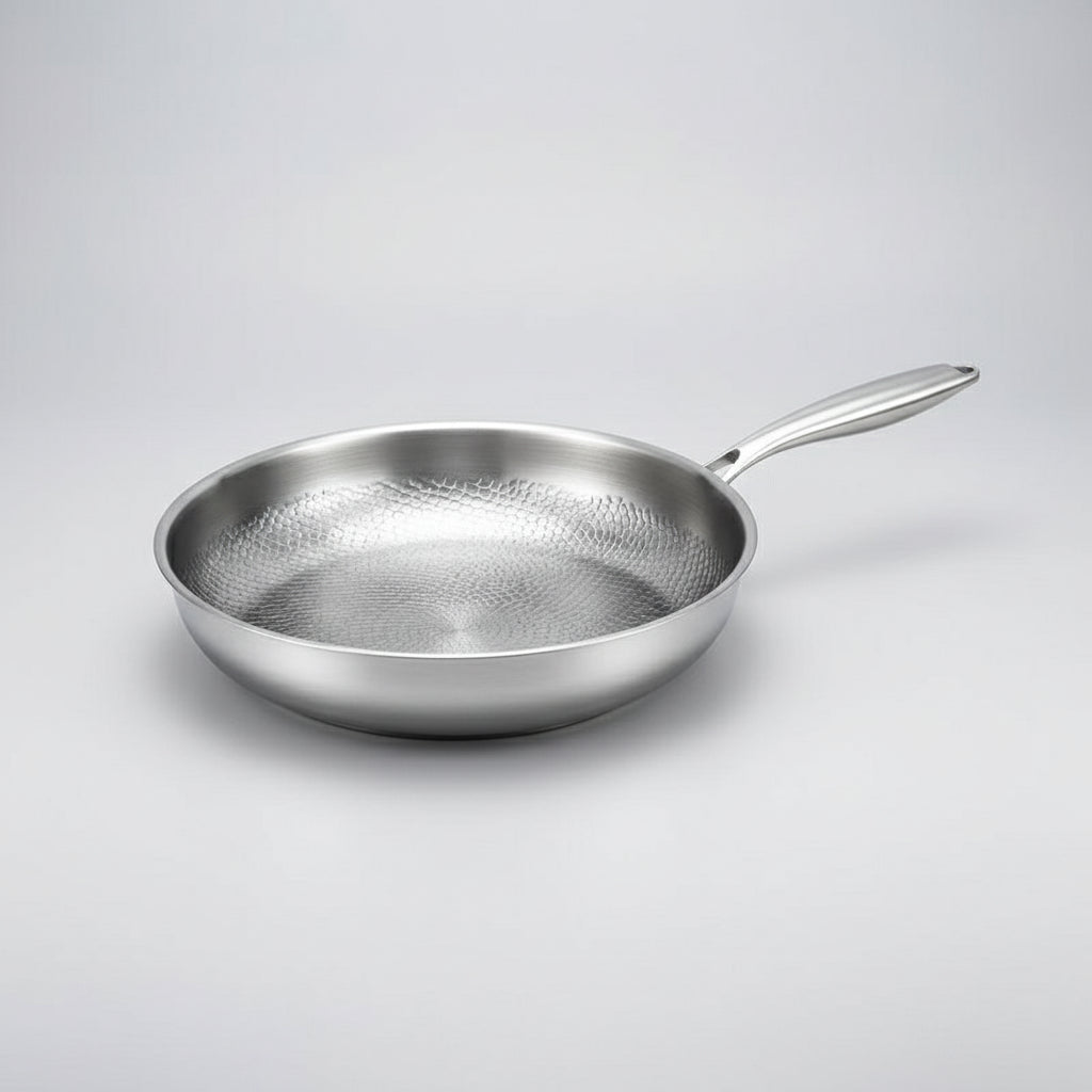 Hammered Titanium Nonstick Pan — Even Heat Cooking