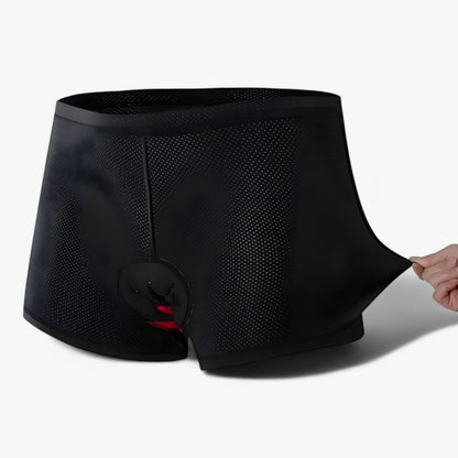 Men's Leather Motorcycle Pants With Gel Comfort Padding