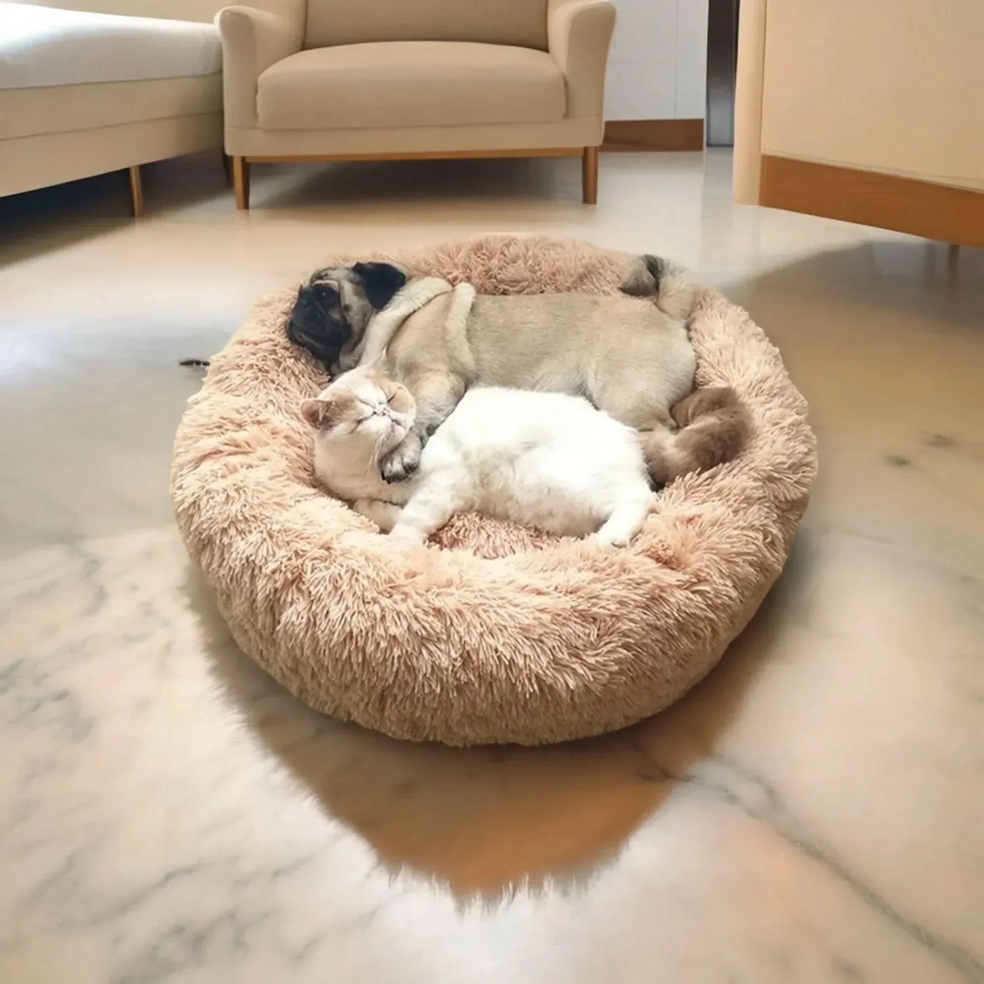 Calming Orthopedic Dog Bed — Washable Anti-Stress