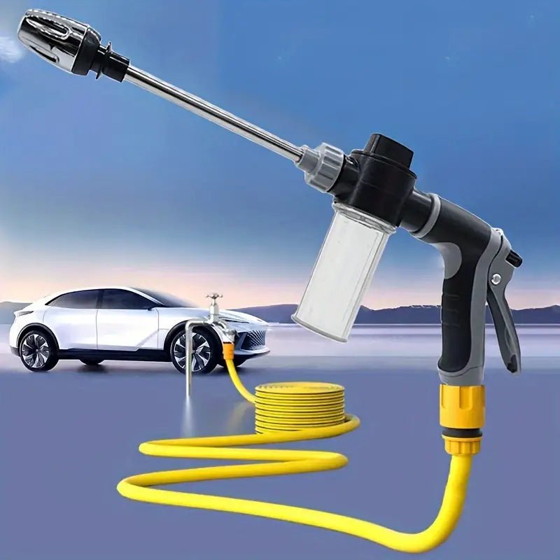 High-Pressure Water Spray Gun with Adjustable Nozzle