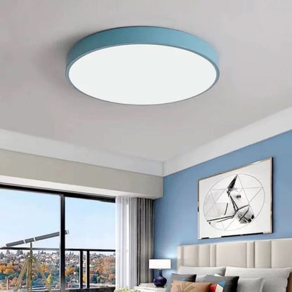 Round LED Ceiling Light for Even Modern Glow