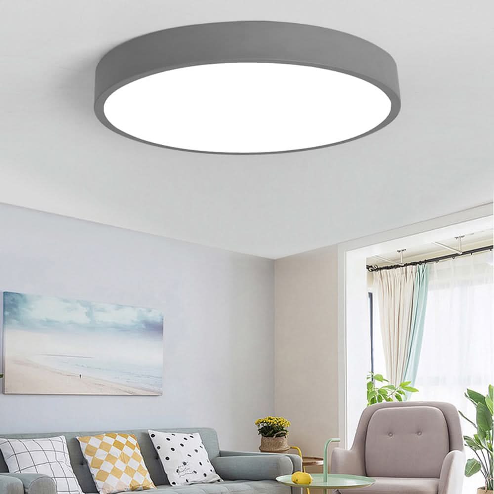 Round LED Ceiling Light for Even Modern Glow