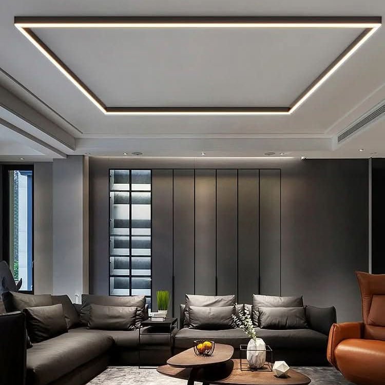 Minimalist LED Ceiling Light — Aluminum Modern Design