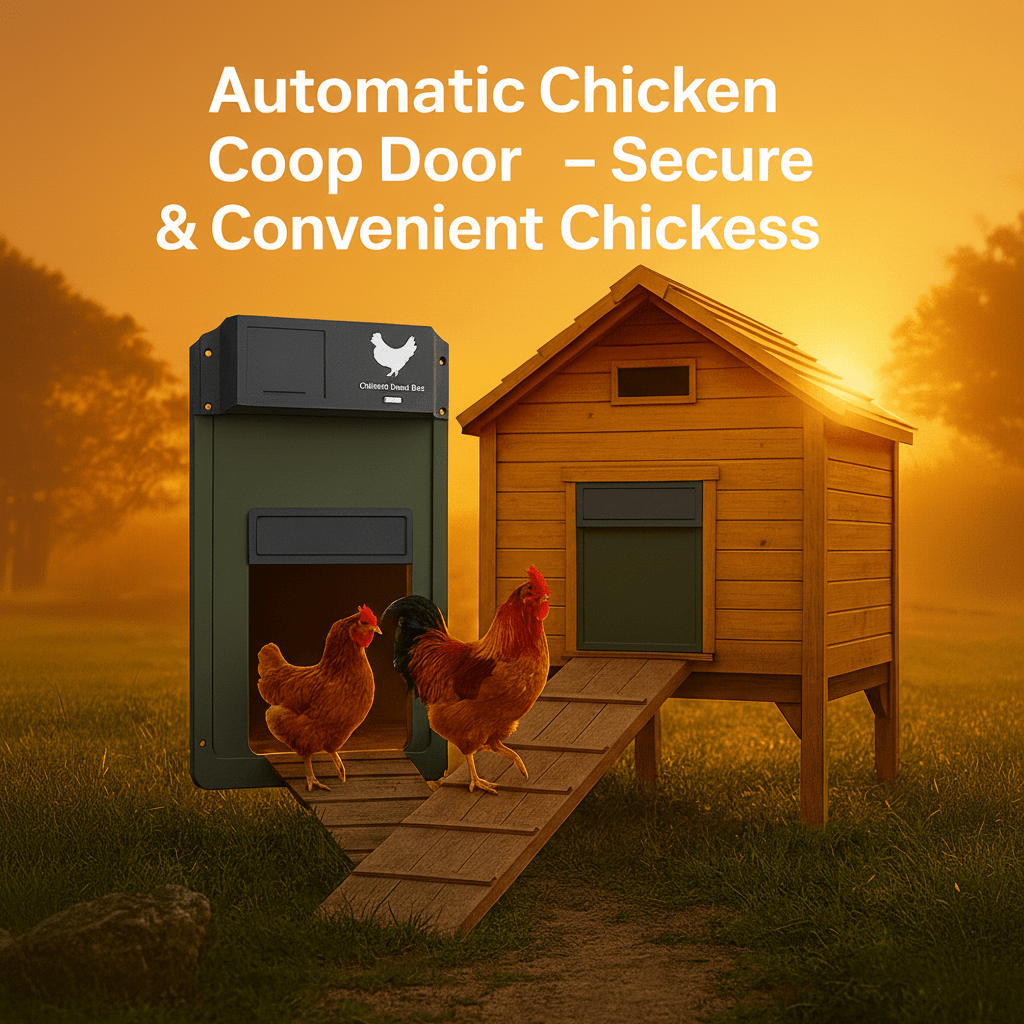 Automatic Chicken Coop Door — Light Sensor & Weatherproof