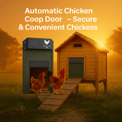Automatic Chicken Coop Door — Light Sensor & Weatherproof