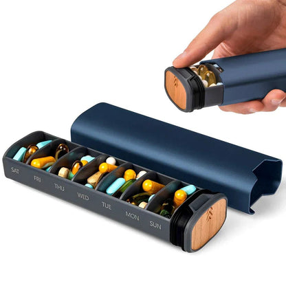 Weekly Pill Organizer — Compact 7-Day Leak-Proof Case